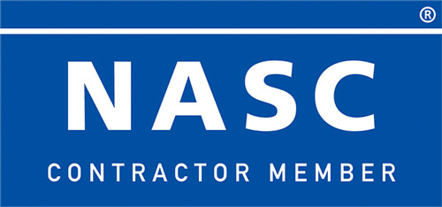 National Access & Scaffolding Confederation (NASC) Contractor Member logo, demonstrating Dysin Access & Scaffolding's professional industry membership.